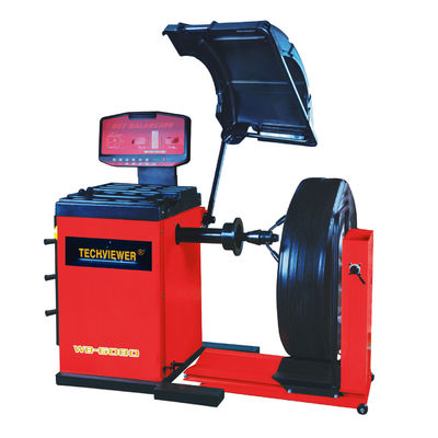 คุณภาพ  Light Bus Truck Wheel Balancing Machine 10"-24" Rim 200kg Truck Wheel Balancer โรงงาน