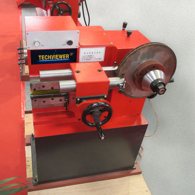 คุณภาพ  1.1KW Industrial Dia 400mm Automotive Brake Disk Lathe 0.16mm/R Feeding Capatcity โรงงาน